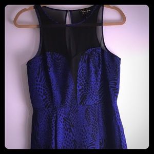 Blue leopard print yumi Kim dress